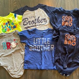6 Little Brother Shirts, Various sizes